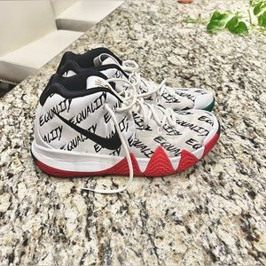 - Kyrie 4 BHM size 9 shoe